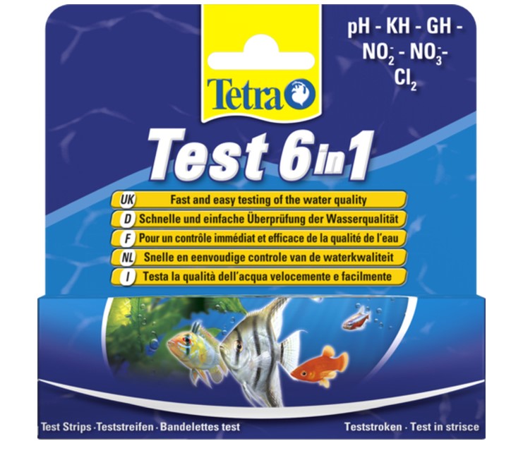 Tetra Test strips 6 in 1 with 25 strips