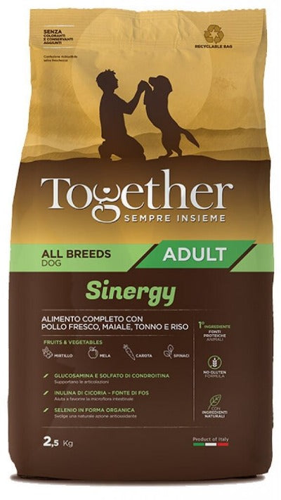 Together dog Adult All Breeds Sinergy with Fresh Chicken, Pork and Tuna 2,5kg