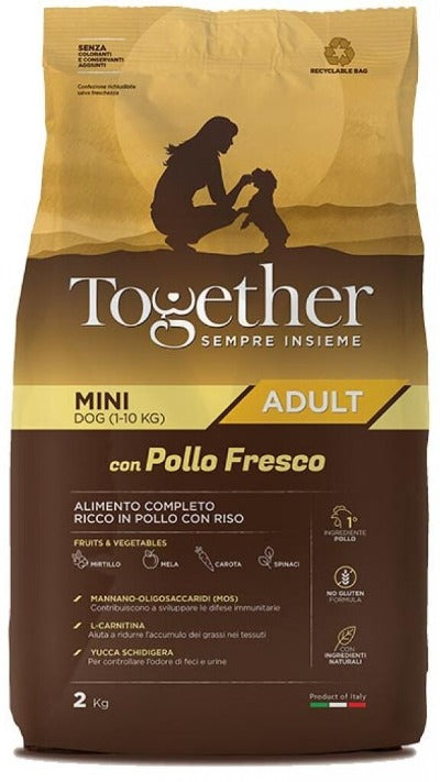 Together adult mini dog with fresh chicken 2kg