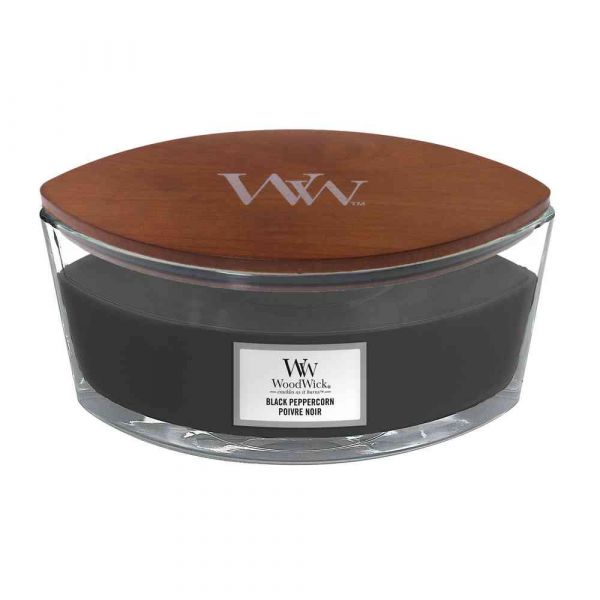 Woodwick black peppercorn candle