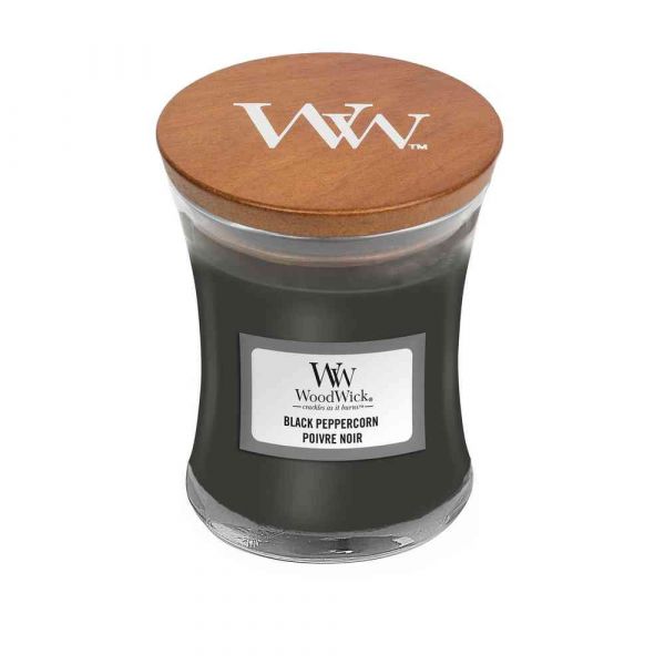 Woodwick black peppercorn candle