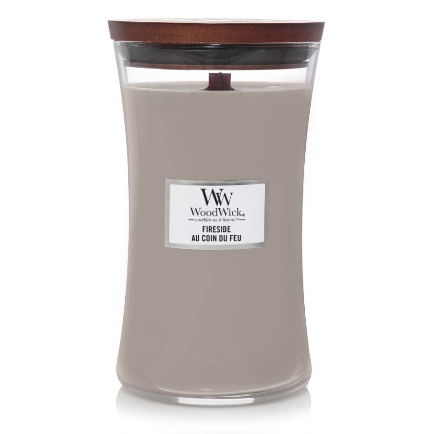Woodwick fireside candle
