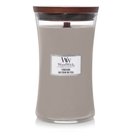 Woodwick fireside candle