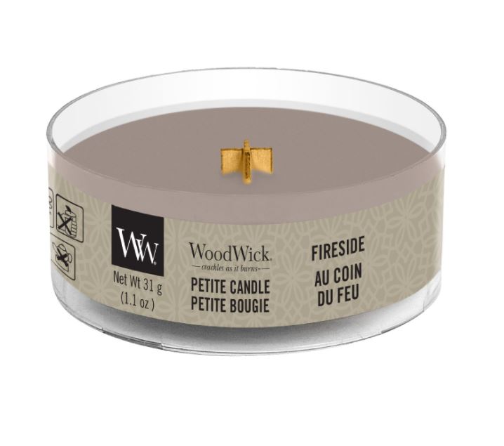 Woodwick fireside candle