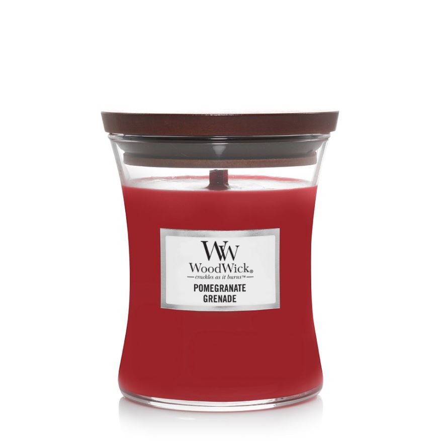 Woodwick pomegranate candle