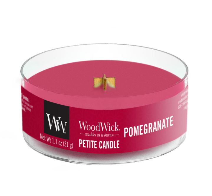Woodwick pomegranate candle