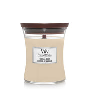 Woodwick vanilla bean candle