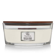 Woodwick white tea & jasmine candle