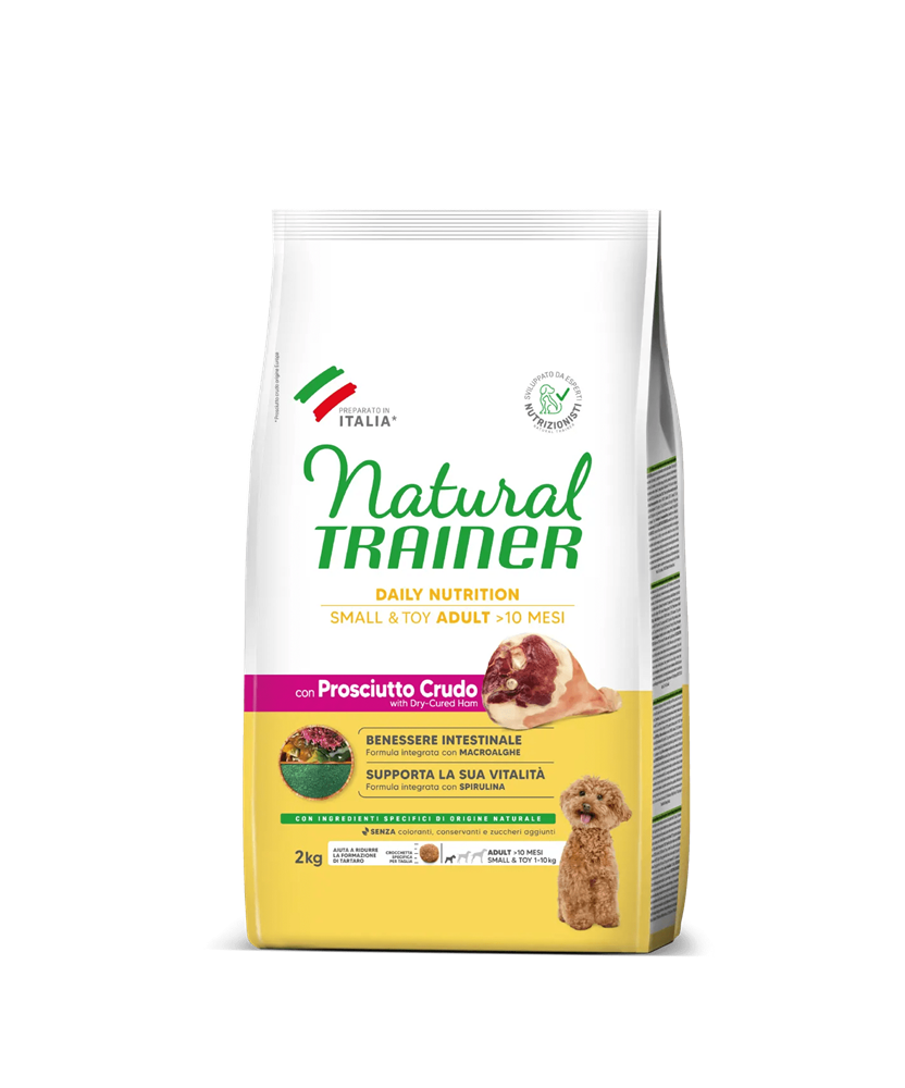 Natural Trainer Adult Small & Toy Prosiutto Crudo 2kg