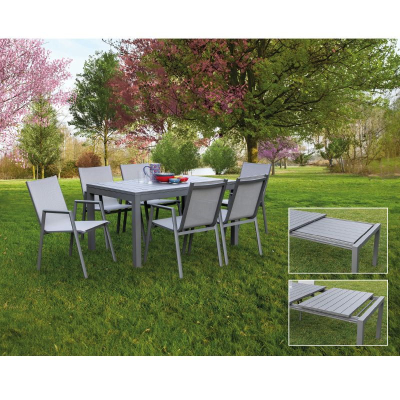Set Pranzo da Giardino Pratic Allungabile 6-10 Posti