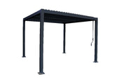 Pergola Djerba antracite 3x3 mt - Iperverde