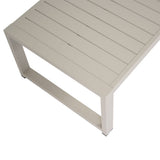 Salotto da Giardino Vision - Set con Divano e Poltrone in Alluminio Beige