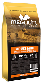 Meglium crocchette per cani adulti di taglia piccola 2,5 kg