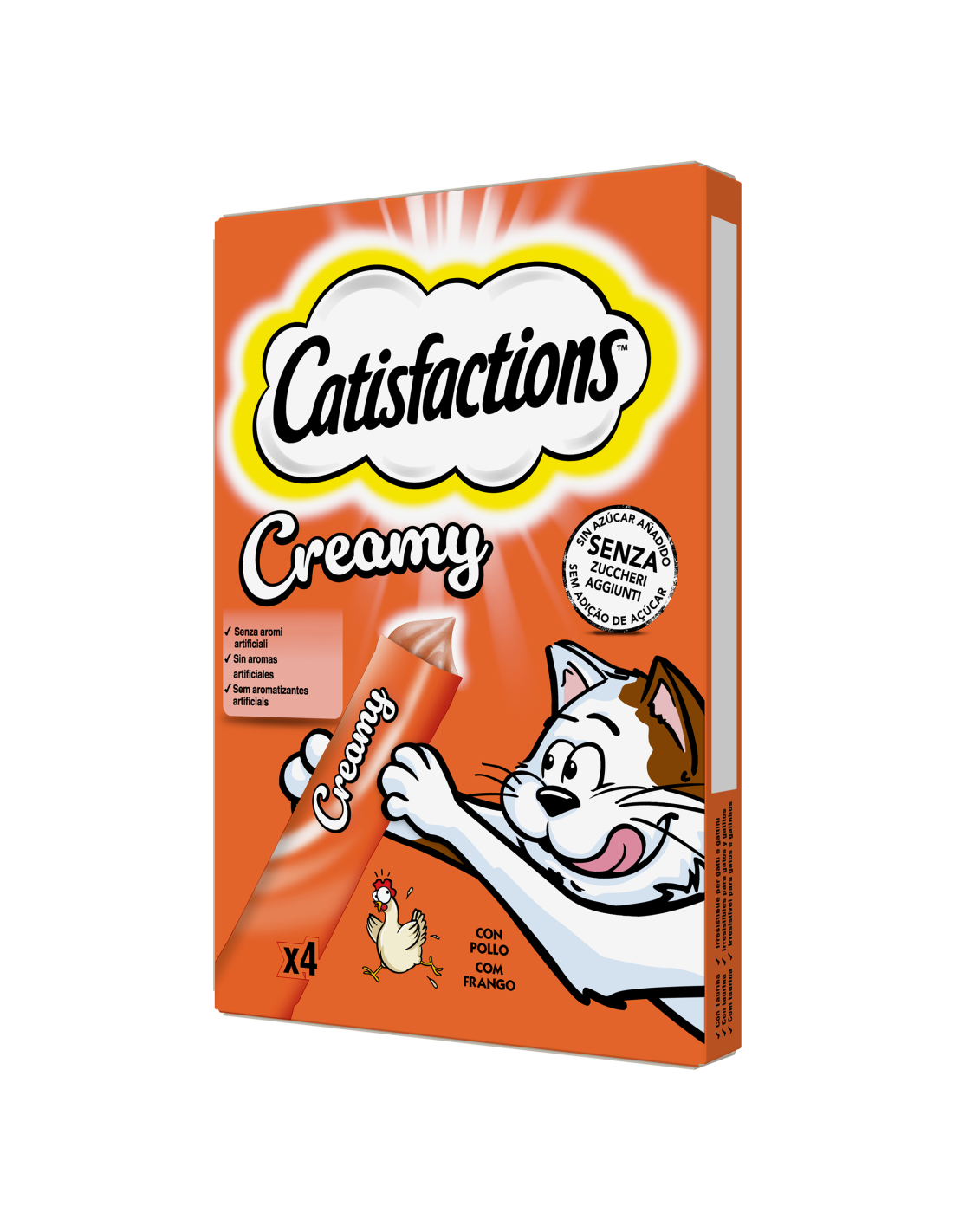 Catisfactions Creamy snack cremoso per gatti 4x10gr - Iperverde