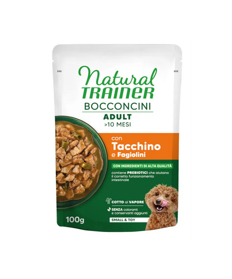 natural trainer per cani small&toy busta 100 gr