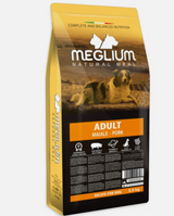 Meglium crocchette per cani adulti di taglia media 2,5 kg