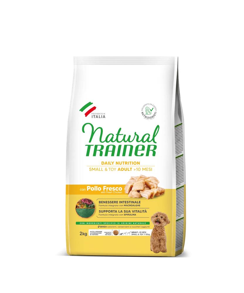 Natural Trainer Adult Small & Toy Pollo 2kg