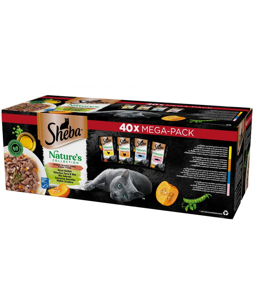 Sheba Mpk selezione assortita in salsa 40pz