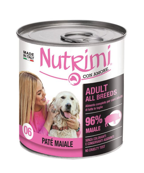 NUTRIMI PATÈ CANE MONO MAIALE 400 GR
