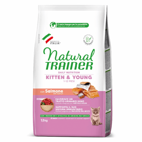 Natural Trainer Gattino - Kitten Salmone 300 gr - Iperverde