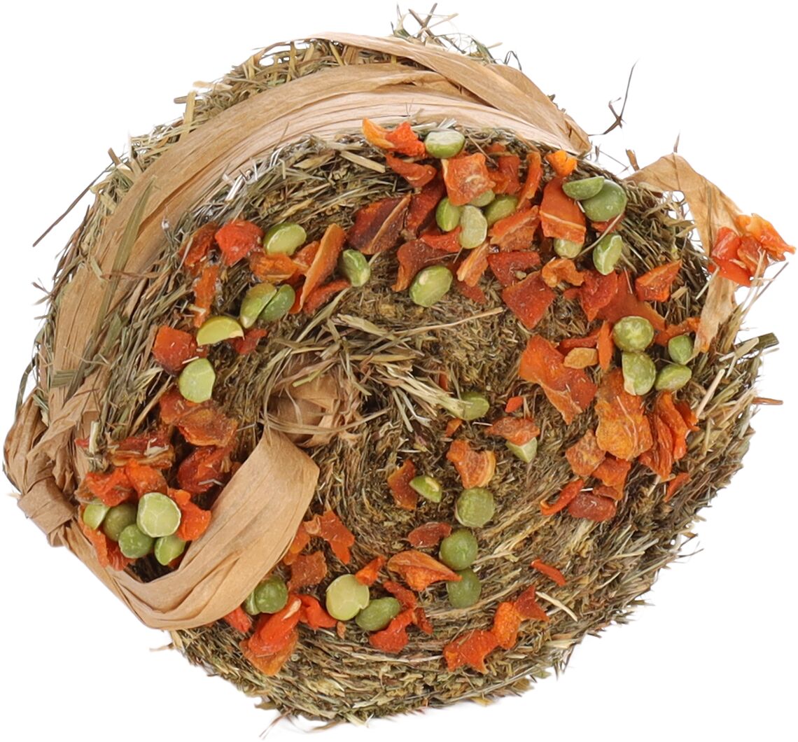 Snack per Roditori Donut al fieno con piselli & carota 65g