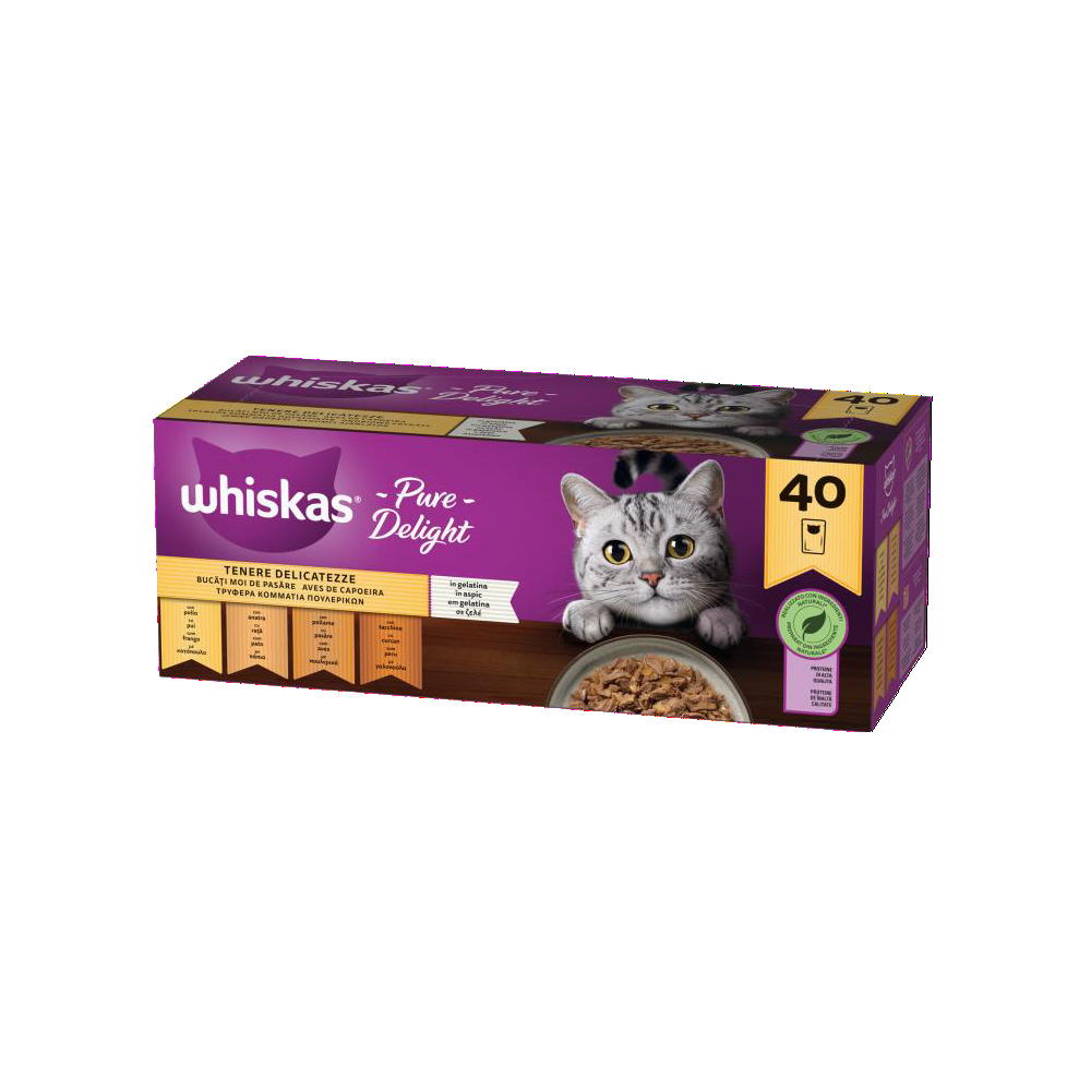 Whiskas Multipack Pure Delight Tenere Delicatezze 40x85gr