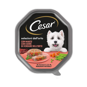Cesar cuore di verdure vaschette per cani 150 gr - Iperverde