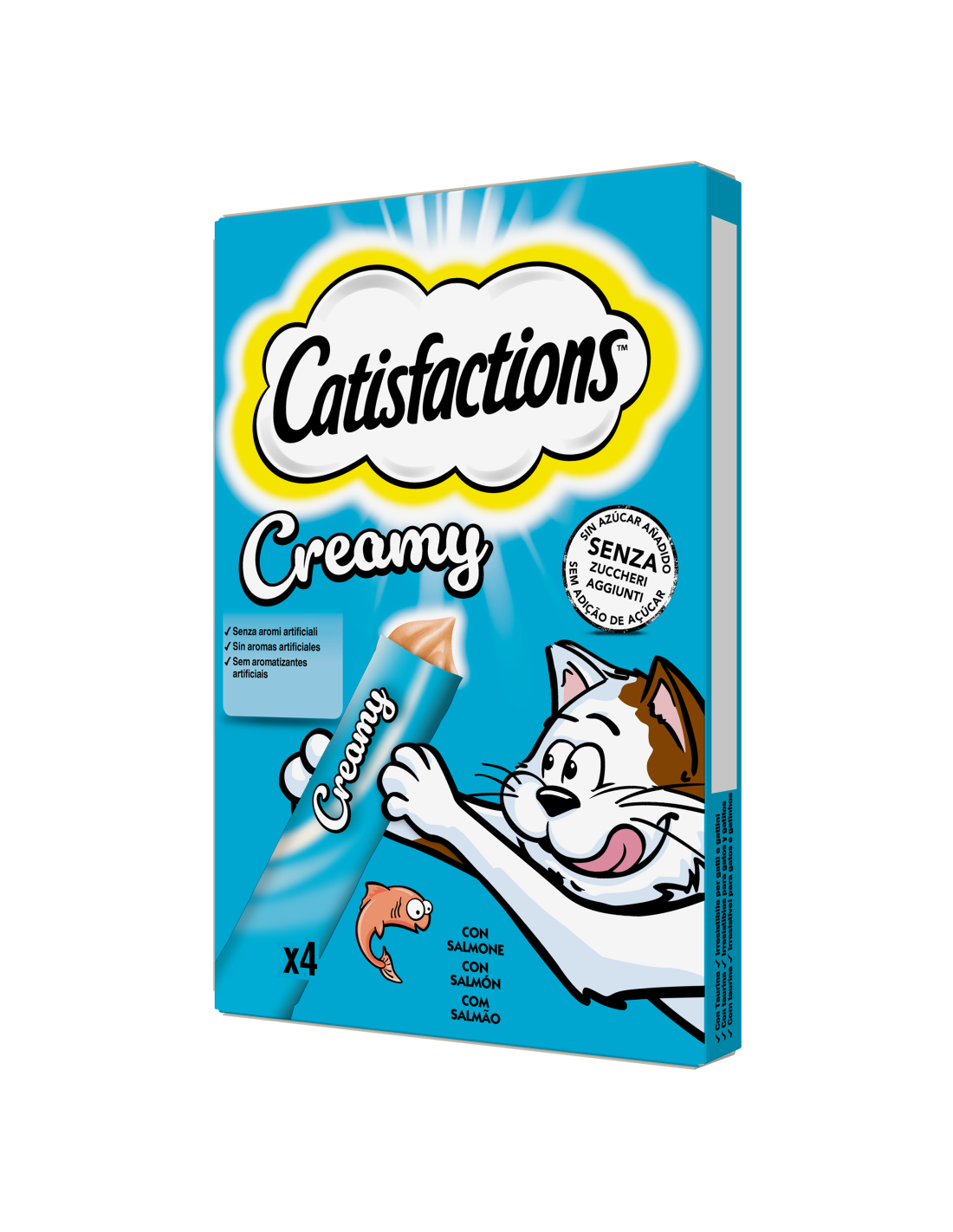 Catisfactions Creamy snack cremoso per gatti 4x10gr - Iperverde