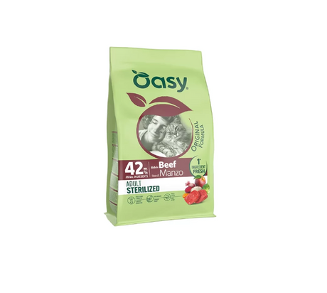 Oasy Dry Cat original crocchette per gatti steriulizzati 1,5kg
