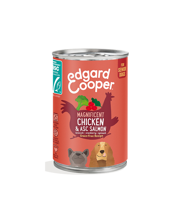 Edgard&Cooper per cani senior senza cereali lattina 400 gr - Iperverde
