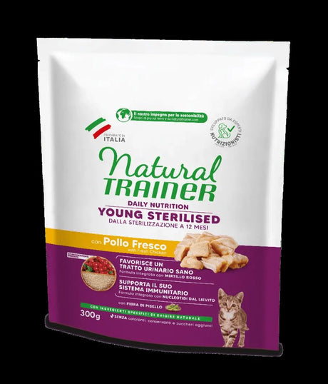 Natural Trainer Gatto Young -  Pollo 300 gr - Iperverde