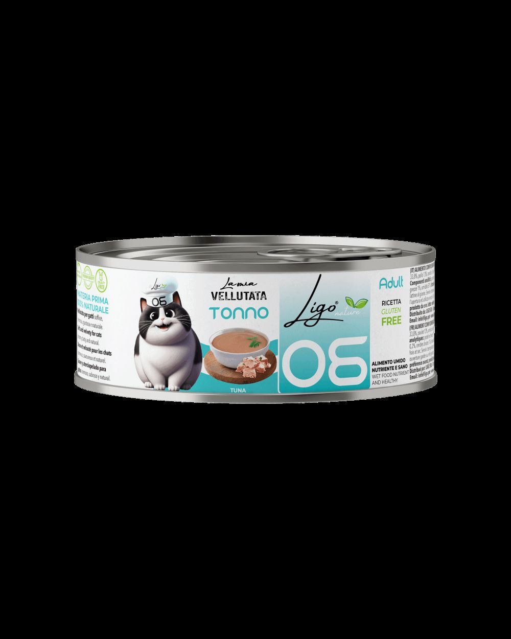 Ligo Nature vellutata 06 alimento per Gatti Adulti - tonno  85 gr