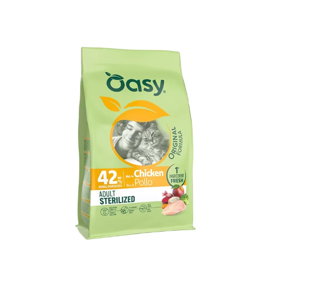 Oasy Dry Cat original crocchette per gatti steriulizzati 1,5kg