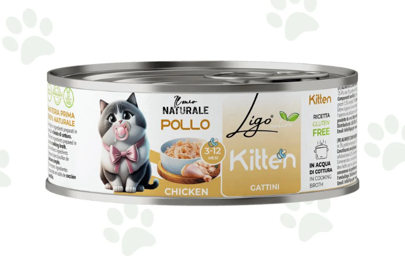 Ligo Nature alimento in Brodo per Gattini -  kitten 85 gr