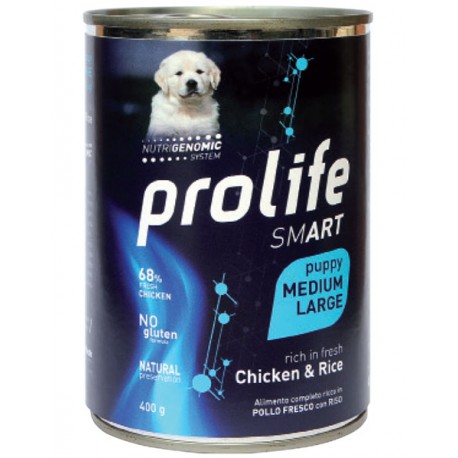 Prolife Dog smart puppy con pollo 400gr