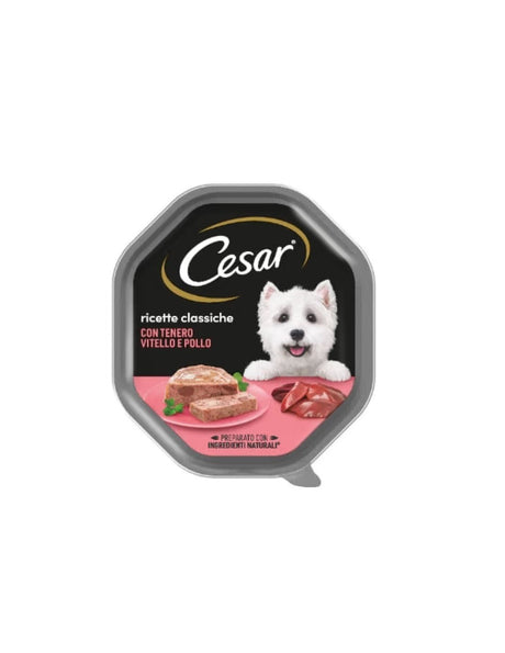 cesar Ricette Classiche vaschette per cani 150 gr