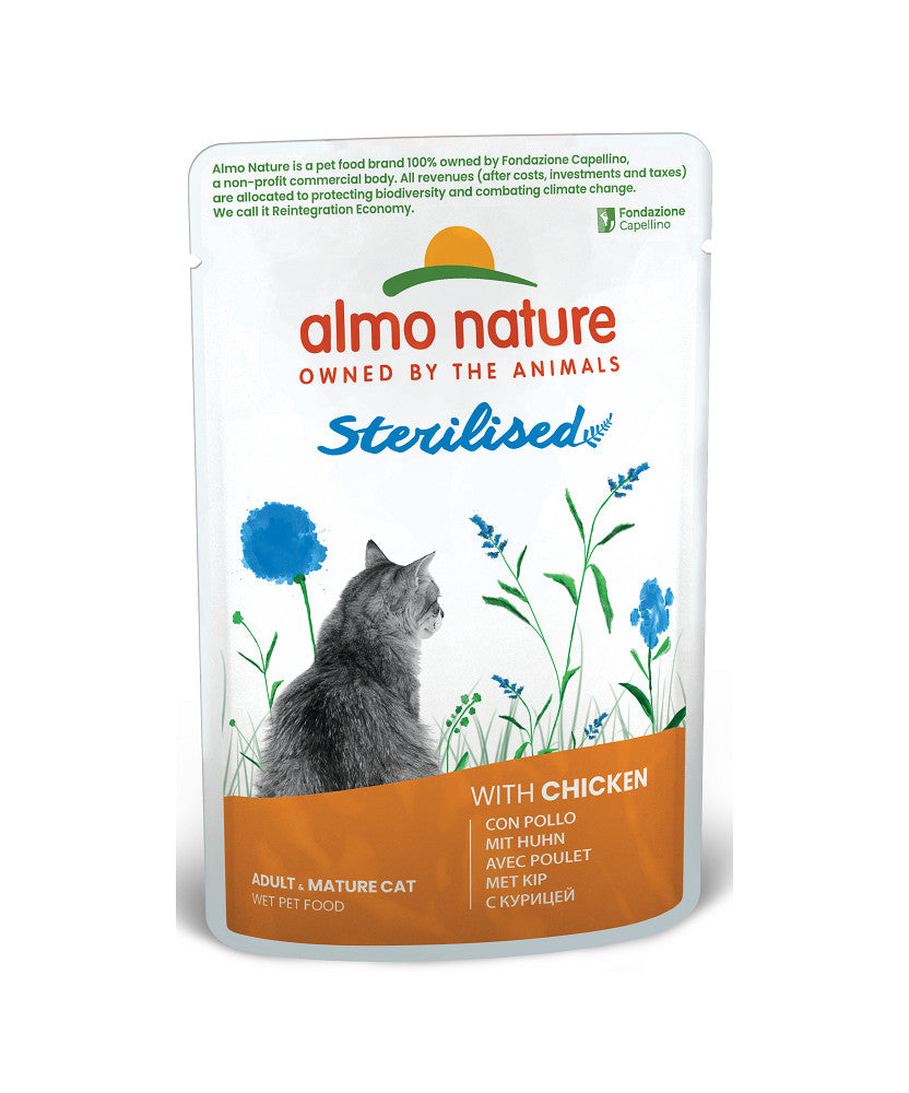 AlmoNature per gatti sterilizzati 70gr