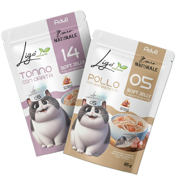Ligo Nature alimento in Brodo per Gatti Adulti 85 gr