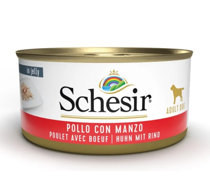 Schesir Dog alimemto in lattina per cani 150gr