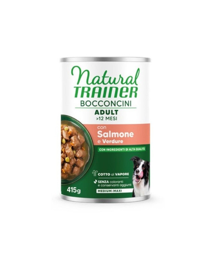 natural trainer per cani medium/maxi lattina 415 gr