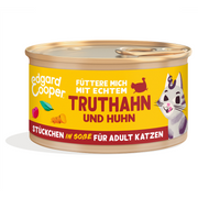 Edgard&Cooper per gatti in sfilaccetti lattina 85 gr