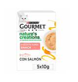 gourmet puree snack cremoso per gatti 5x10gr