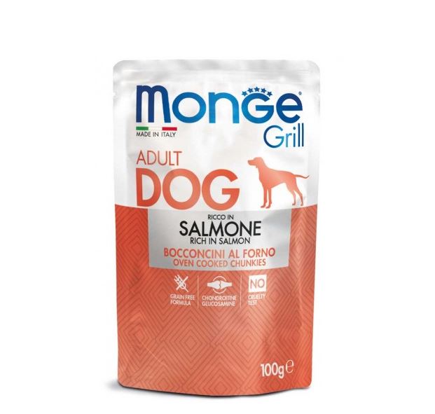 monge grill busta per cani adulti 100gr - Iperverde