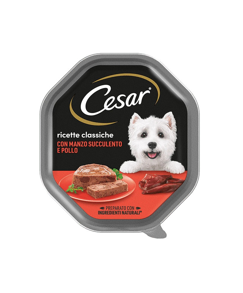 cesar Ricette Classiche vaschette per cani 150 gr
