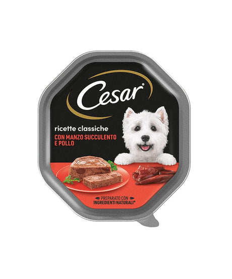 cesar Ricette Classiche vaschette per cani 150 gr