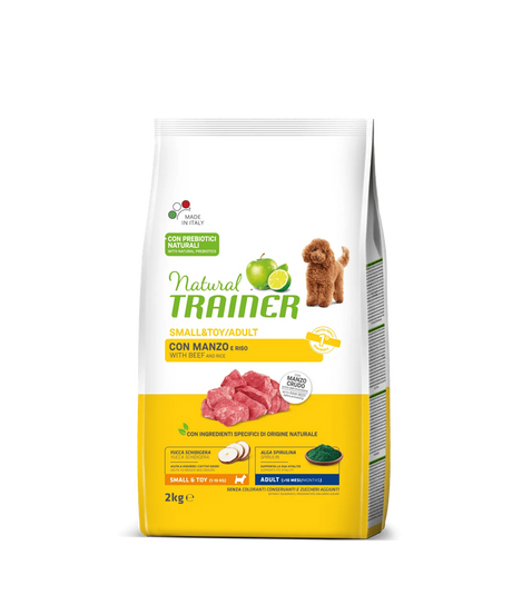 Natural Trainer Adult Small & Toy Manzo 2kg
