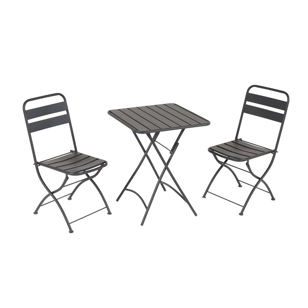 Set da balcone Easy - Tavolo e 2 Sedie Pieghevoli
