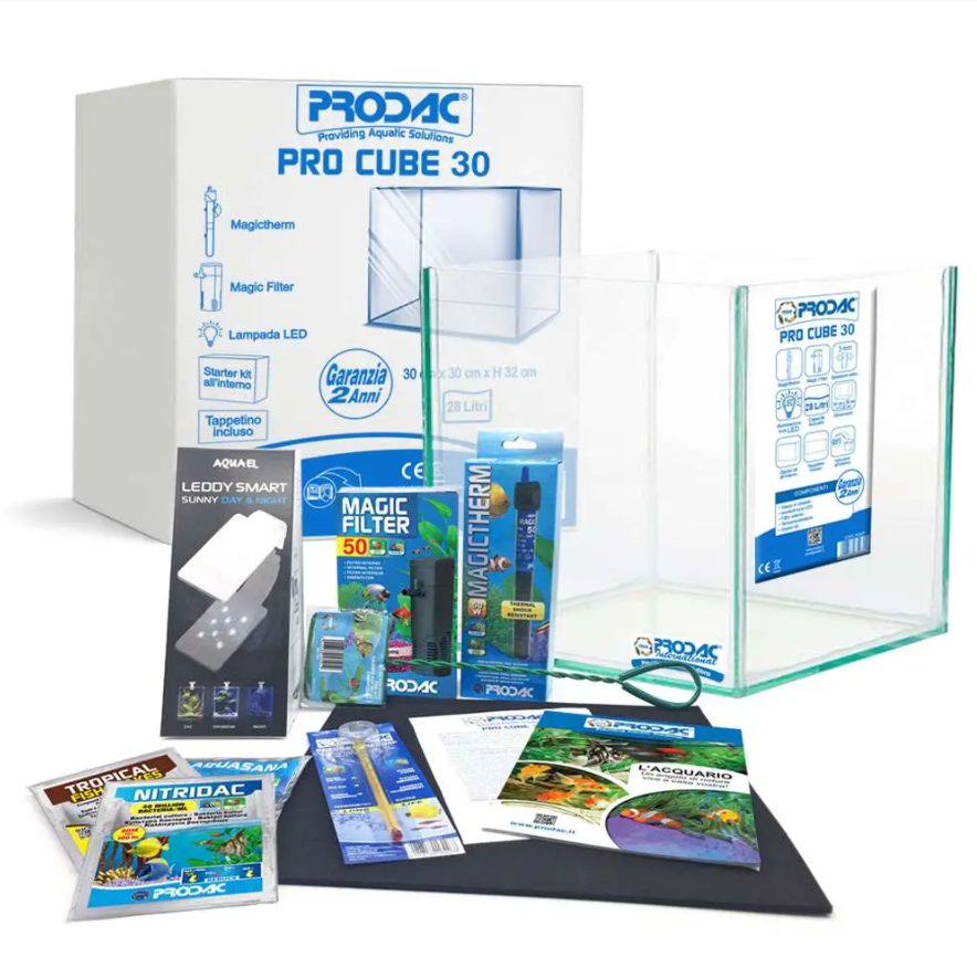 Pro Cube 25 16lt acquario completo 25x25x30cm