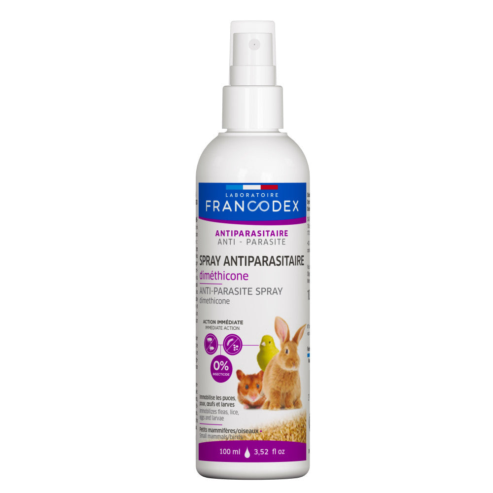 Francodex Spray disinfestante al dimeticone per piccoli animali 100 ml