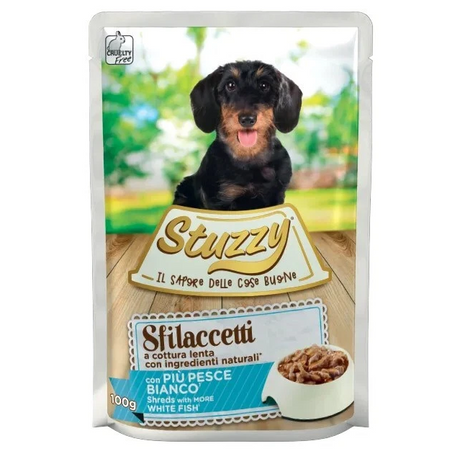 StuzzyDog Busta alimento in sfilaccetti per cani 100g